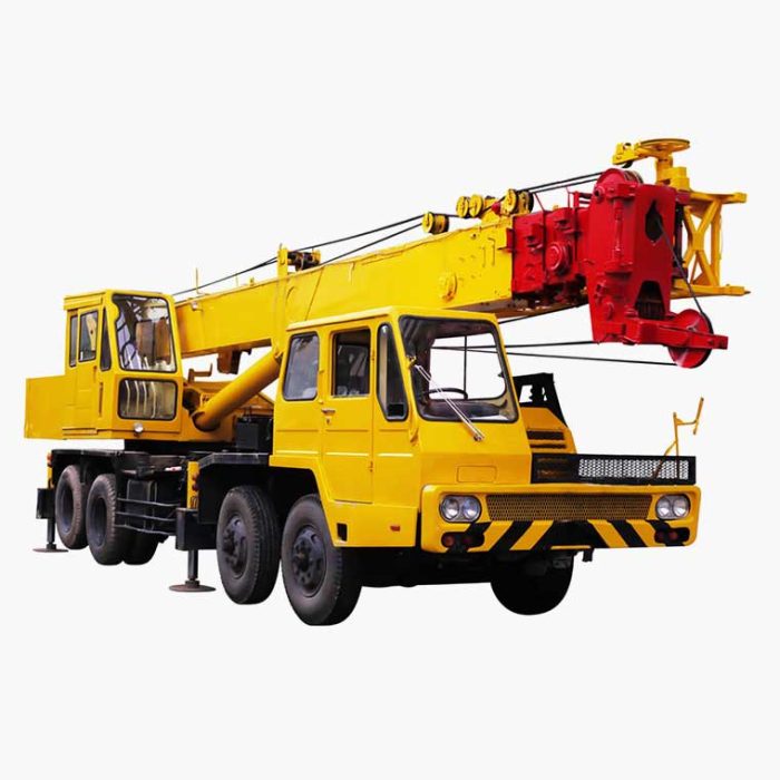 Truck Crane, Isolated